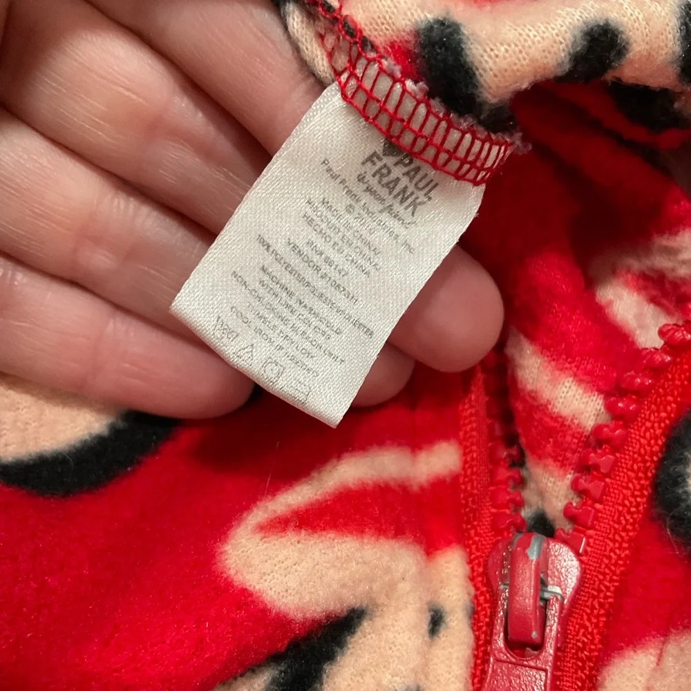 PAUL FRANK RED‎ MONKEY ONESIE